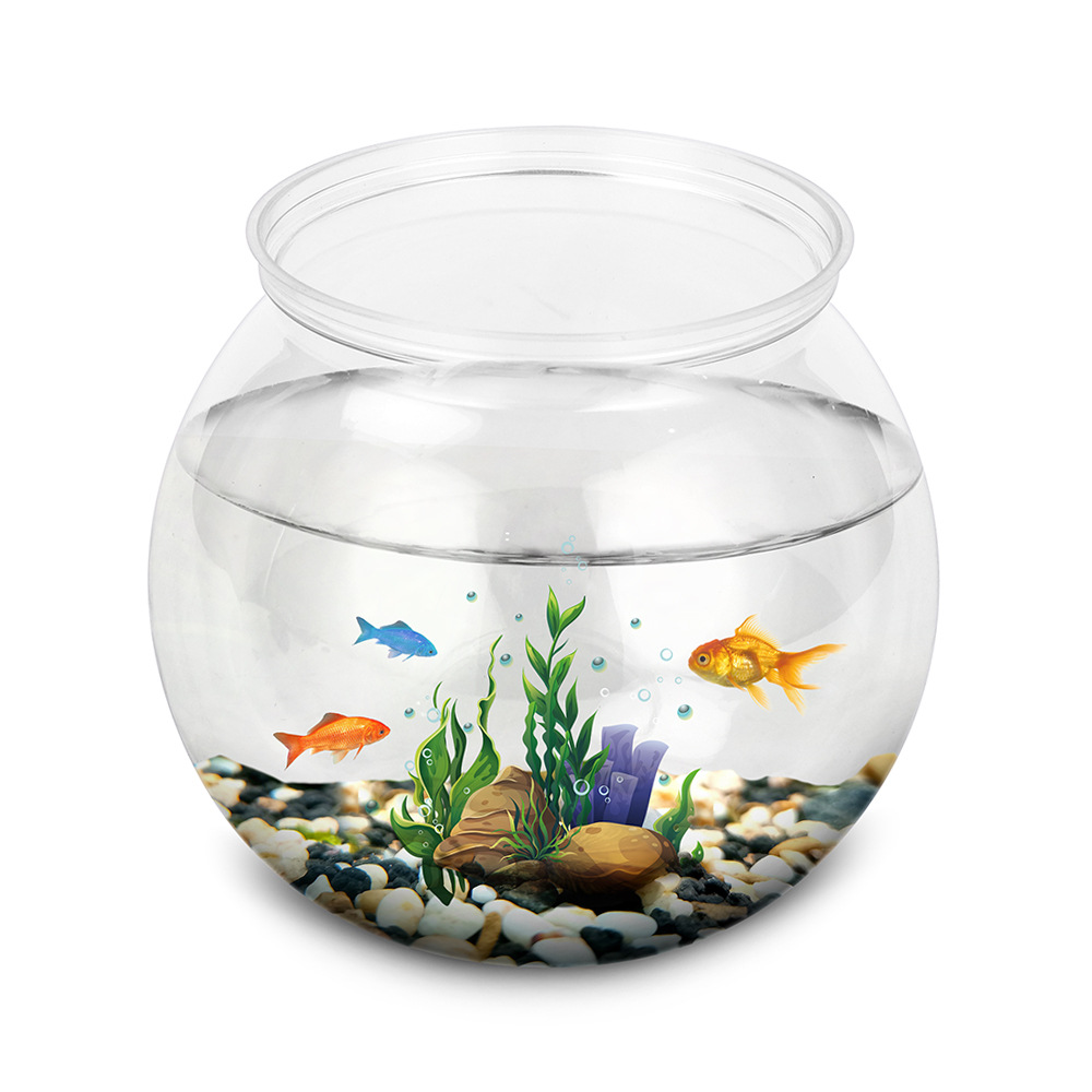 Aquarium Goldfish - Fish Bowl Plastic L M S