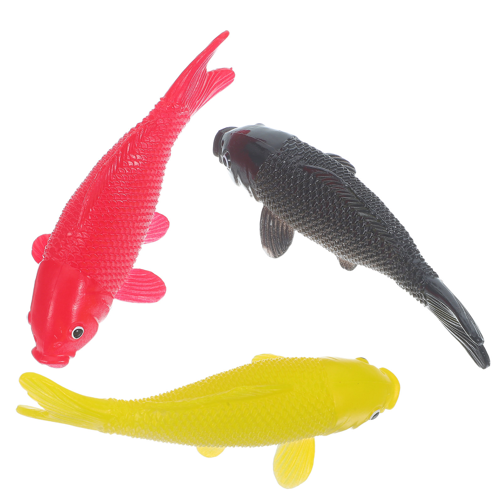 Aquarium Goldfish - 3pcs Fish Crafts Toys Realistic Plastic