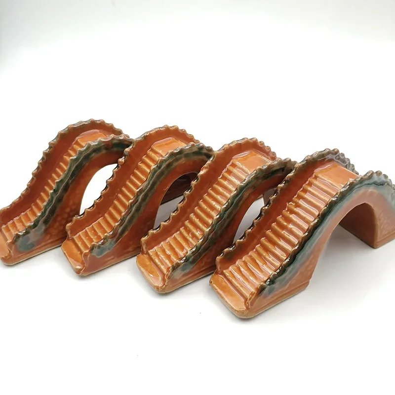 Aquarium Fish Bridge - Resin Ceramic Jade Bridge Fish Tank