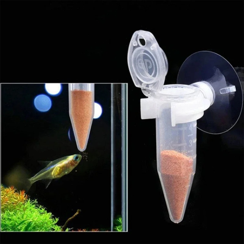 Aquarium Fish Auto Feeder - Automatic Fish Feeder Cone Shrimp Egg