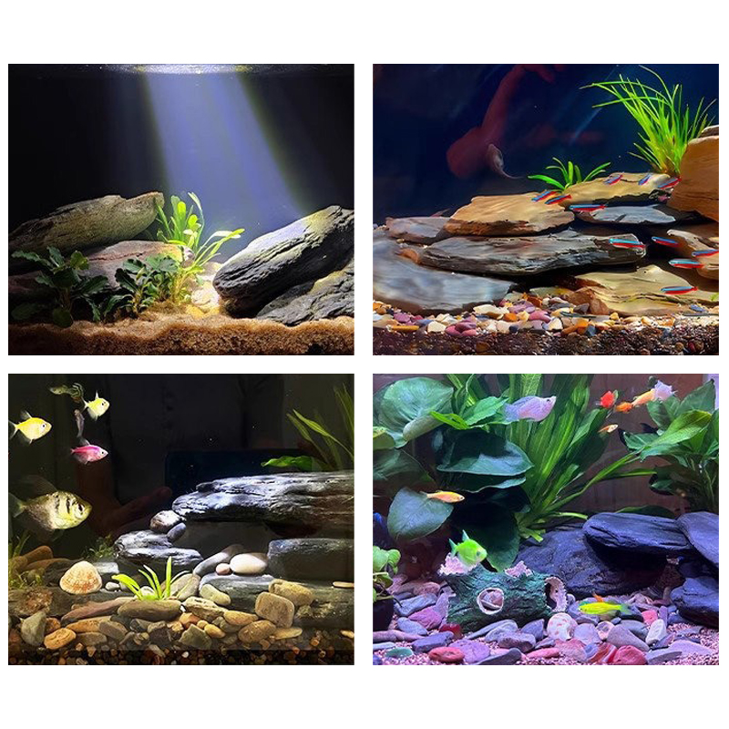 500/1000g Fish Tank Landscape  - Aquarium Fish Fishing recension och pris