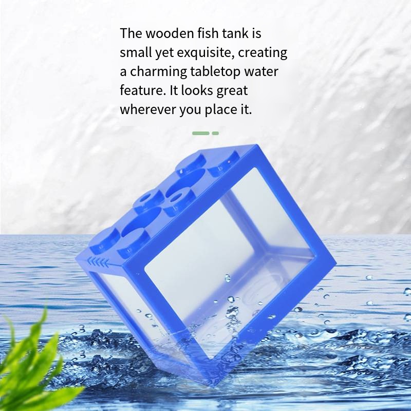 Novelty Block‑Shaped Mini Aqua - Aquarium Goldfish recension och pris