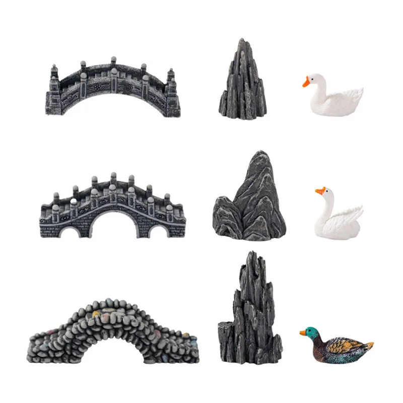 Mini Aquarium Resin Bridge Dec - Aquarium Fish Bridge recension och pris