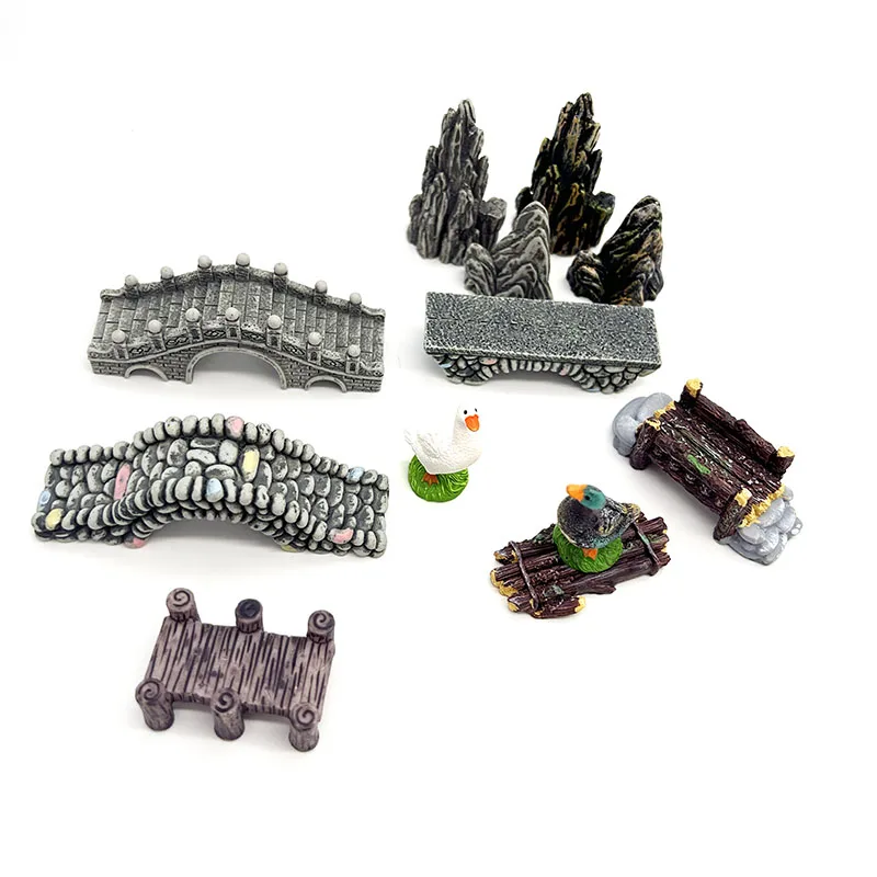 Mini Aquarium Resin Bridge Dec - Aquarium Fish Bridge recension och pris
