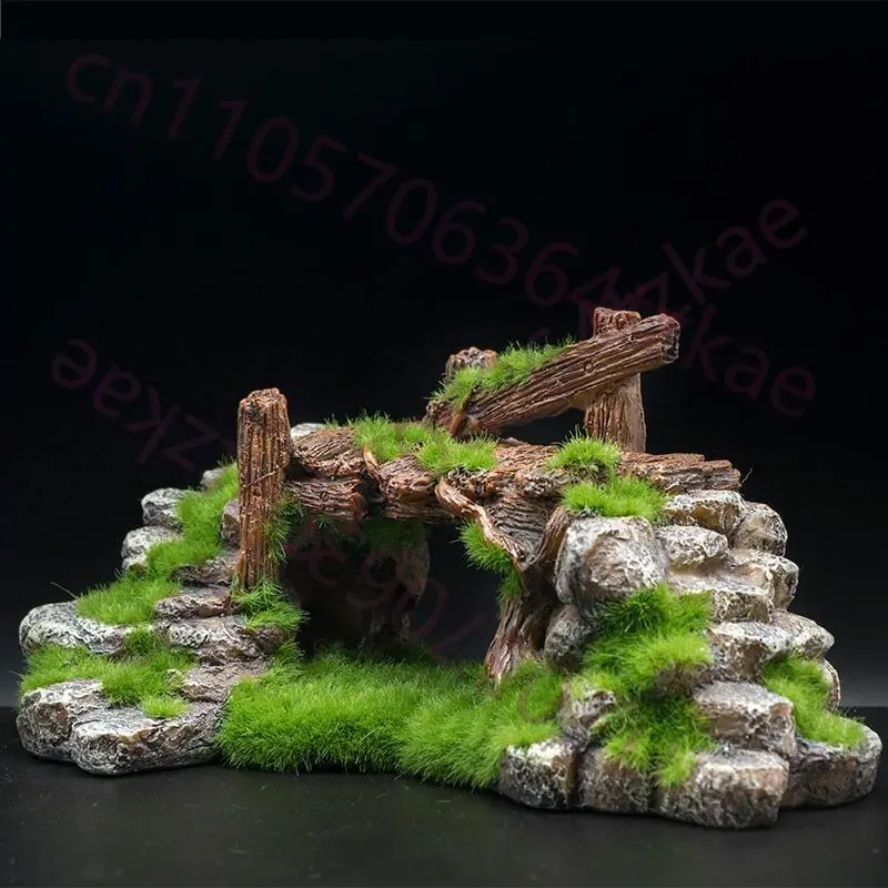 Creative Fish Tank Resin Ornam - Aquarium Fish Bridge recension och pris