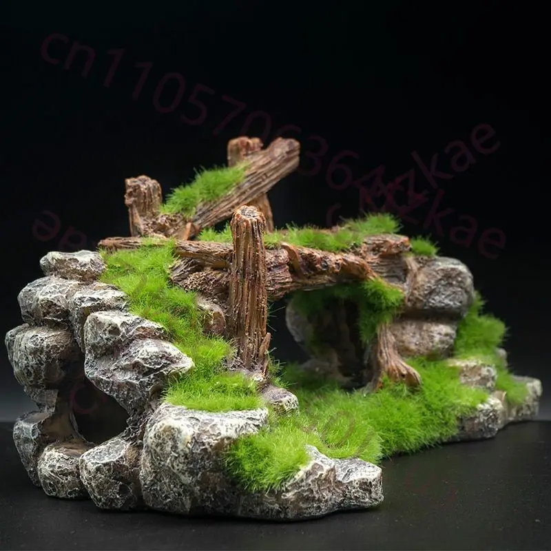 Creative Fish Tank Resin Ornam - Aquarium Fish Bridge recension och pris