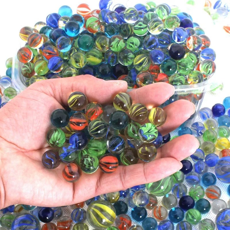 50Pcs 14mm Colorful Glass Marb - Aquarium Fish Fishing recension och pris