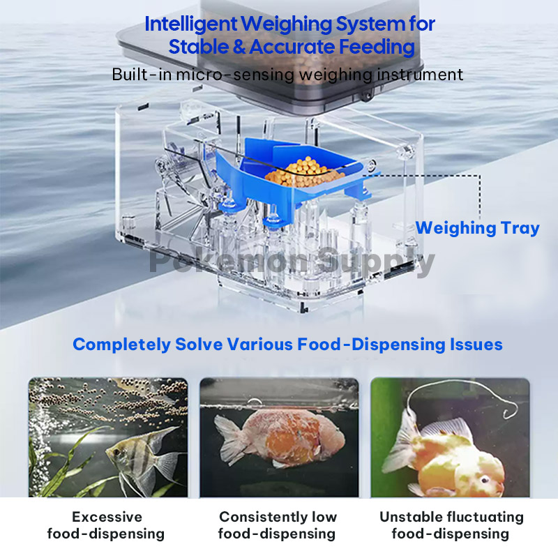 Smart Precise Weighing Automat - Aquarium Fish Auto Feeder recension och pris