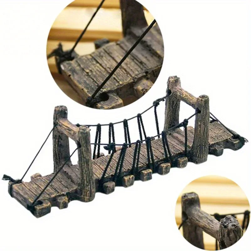 1Pc Aquarium Ornament Decorati - Aquarium Fish Bridge recension och pris