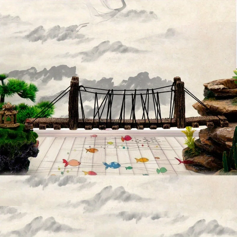 1Pc Aquarium Ornament Decorati - Aquarium Fish Bridge recension och pris