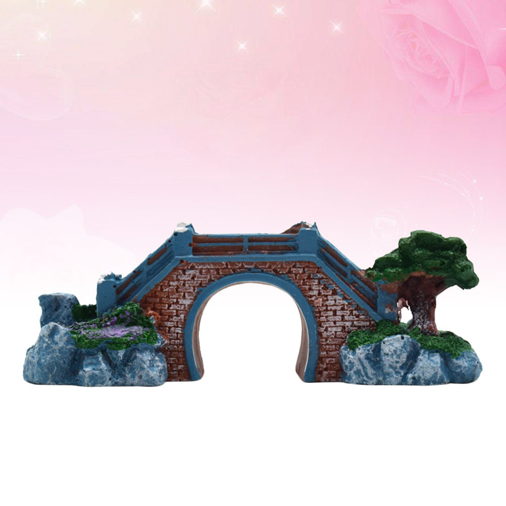 Fish Tank Resin Bridge Decorat - Aquarium Fish Bridge recension och pris