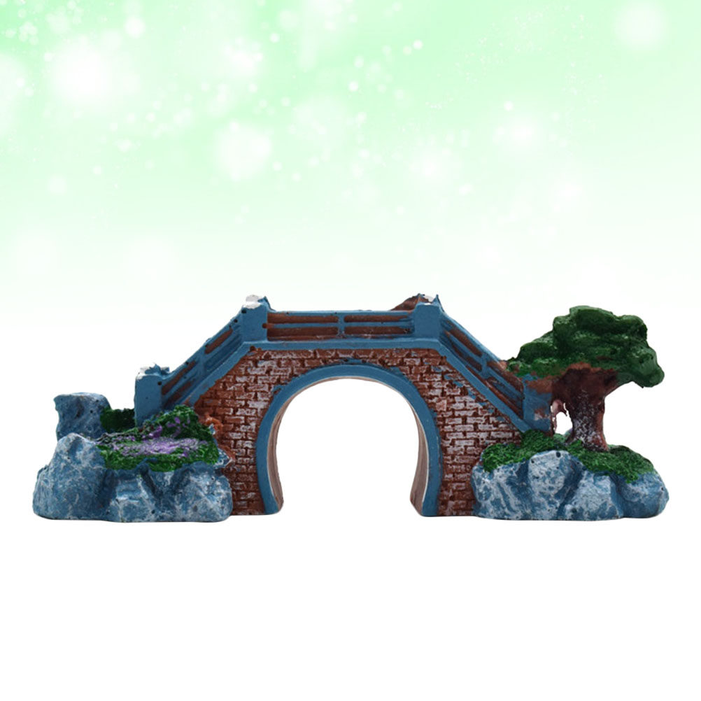 Fish Tank Resin Bridge Decorat - Aquarium Fish Bridge recension och pris