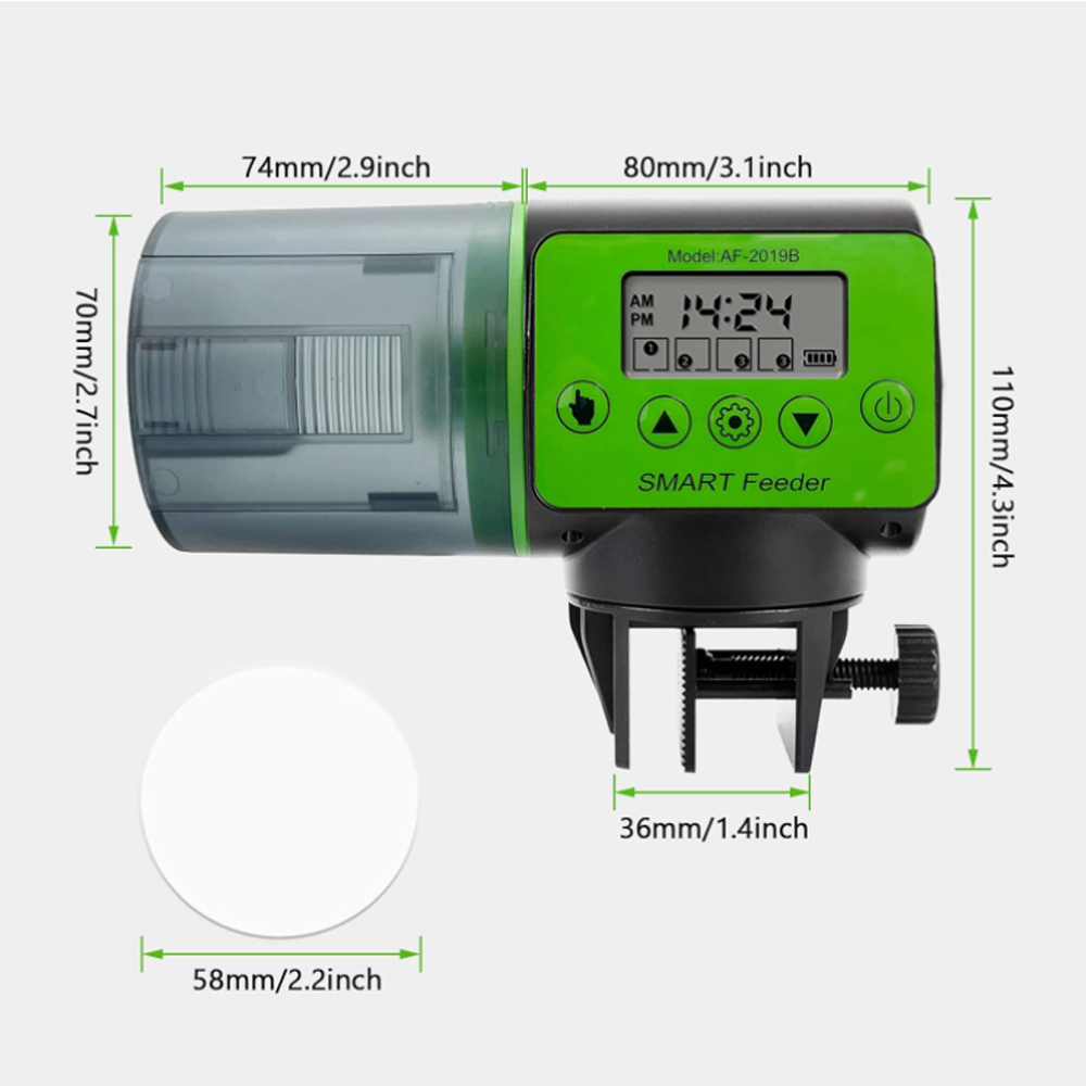 Automatic fish tank feeder int - Aquarium Fish Auto Feeder recension och pris