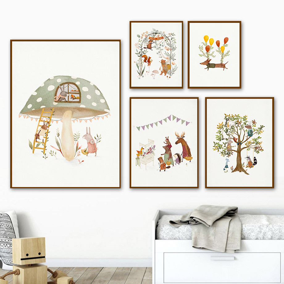 Cute Woodland Animals Illustra - Live Plant Fertilizer recension och pris