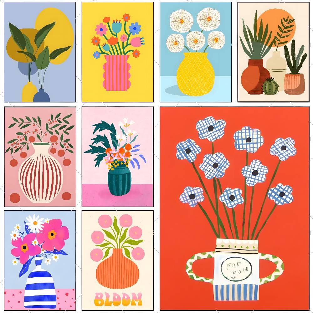 Modern Flower Market Vase Flor - Live Plant Fertilizer recension och pris