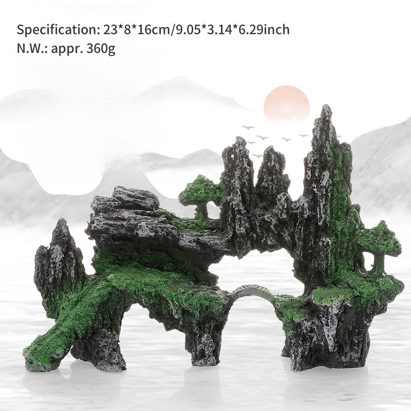 Aquarium Decorative Rocks Fish - Aquarium Fish Bridge recension och pris