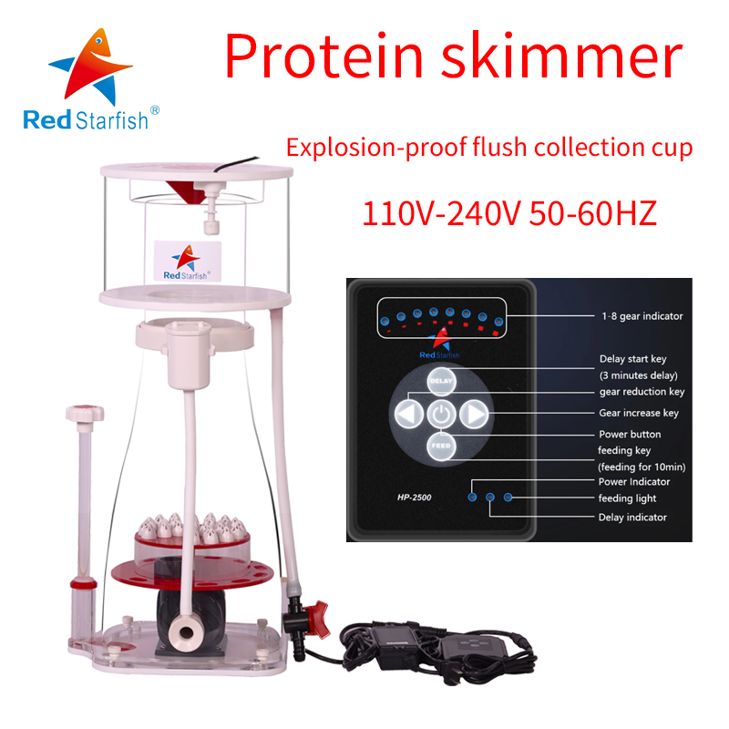 110-240V Red Starfish  Aquariu - Protein Skimmer Reef recension och pris