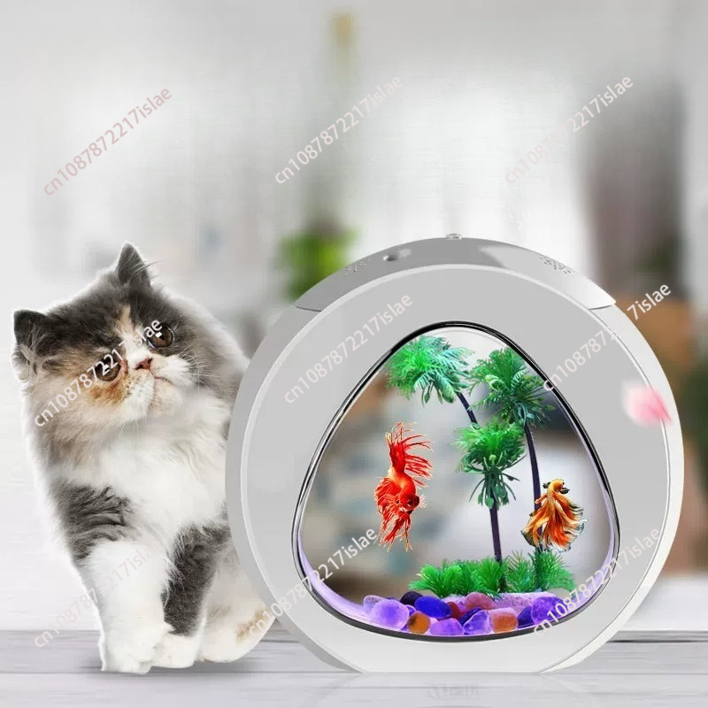 Small Desktop Acrylic Fish Tan - Aquarium Goldfish recension och pris