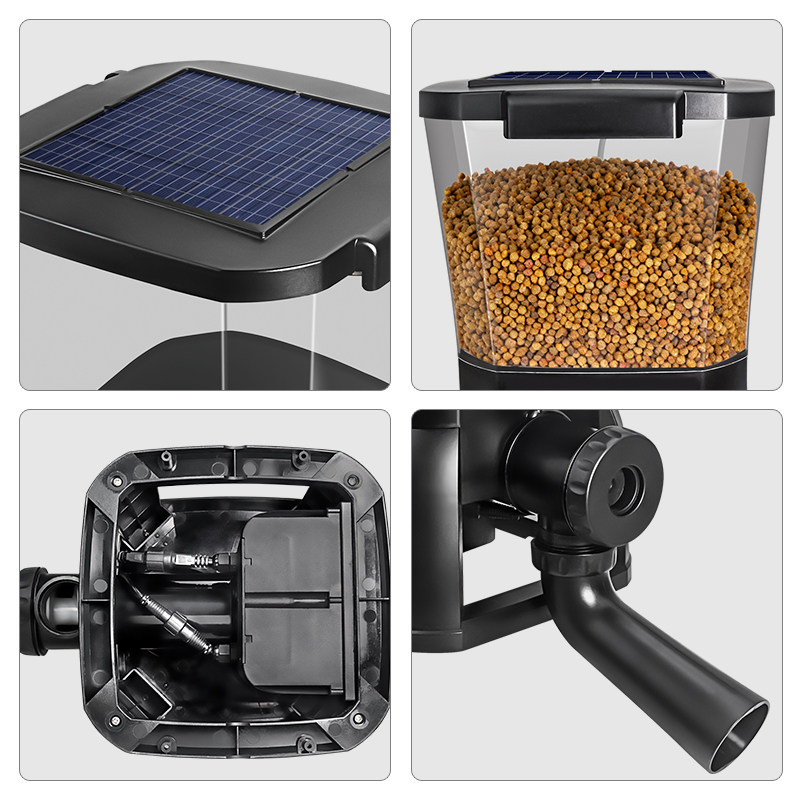 jebao solar koi pond outdoor f - Aquarium Fish Auto Feeder recension och pris