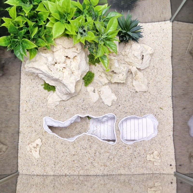3D Printed Fish Tank Cave, Art - Aquarium Fish Bridge recension och pris