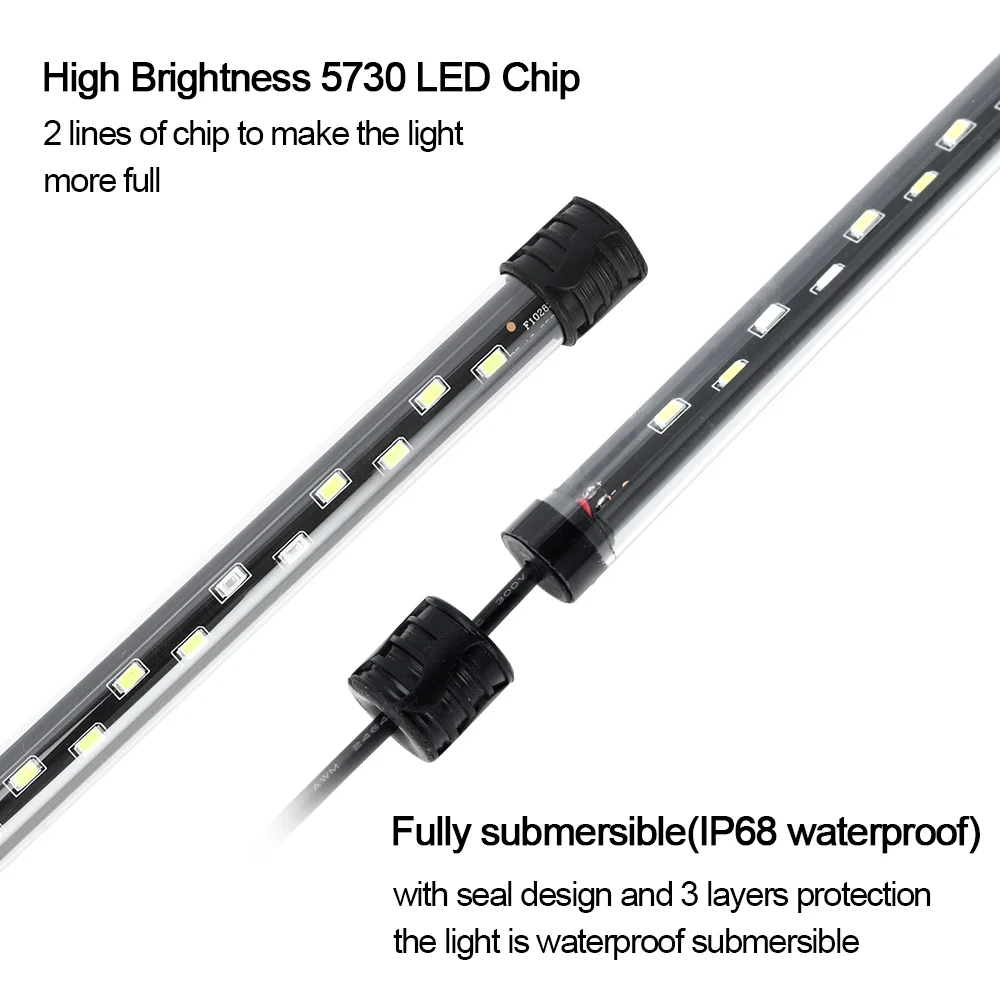 58CM  Aquarium Light LED Plant - Aquarium Fish Light Lamp recension och pris