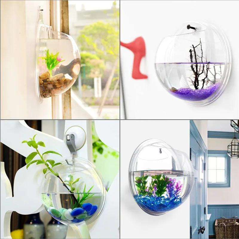 Transparent acrylic hanging wa - Aquarium Goldfish recension och pris