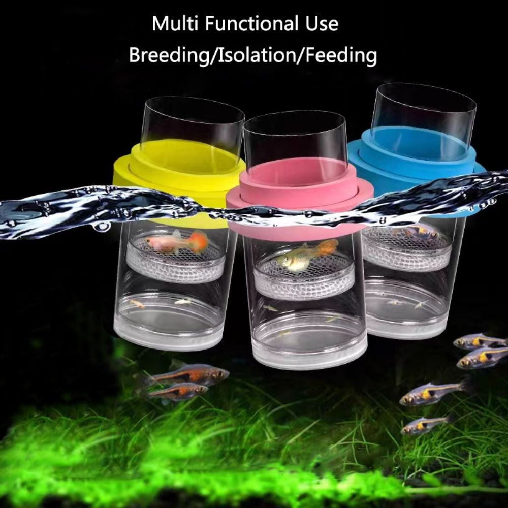 Plastic Floating Fish Breeding - Aquarium Fish Auto Feeder recension och pris