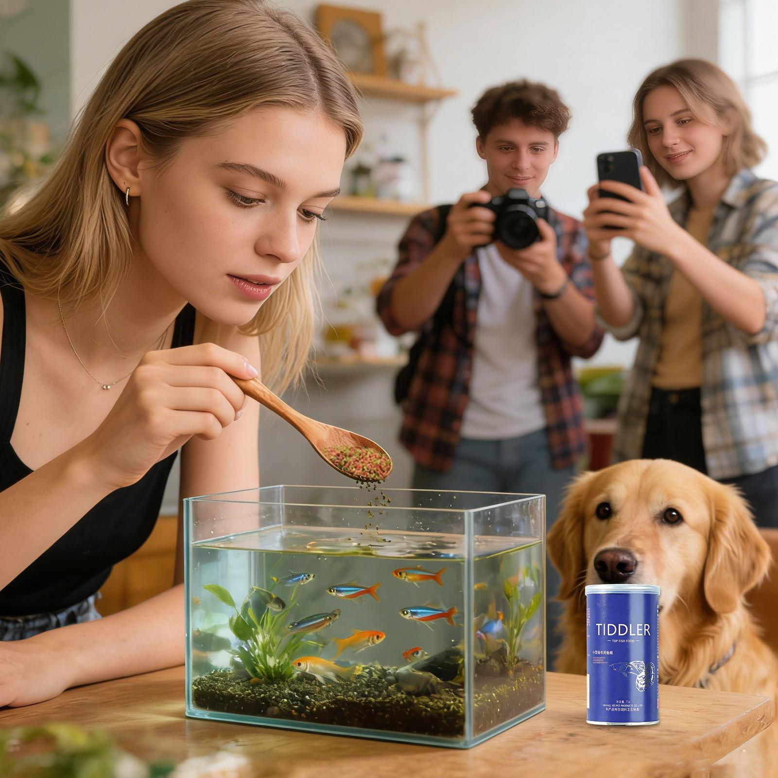 Fish Food Aquarium Feed Small  - Aquarium Fish Freshwater recension och pris