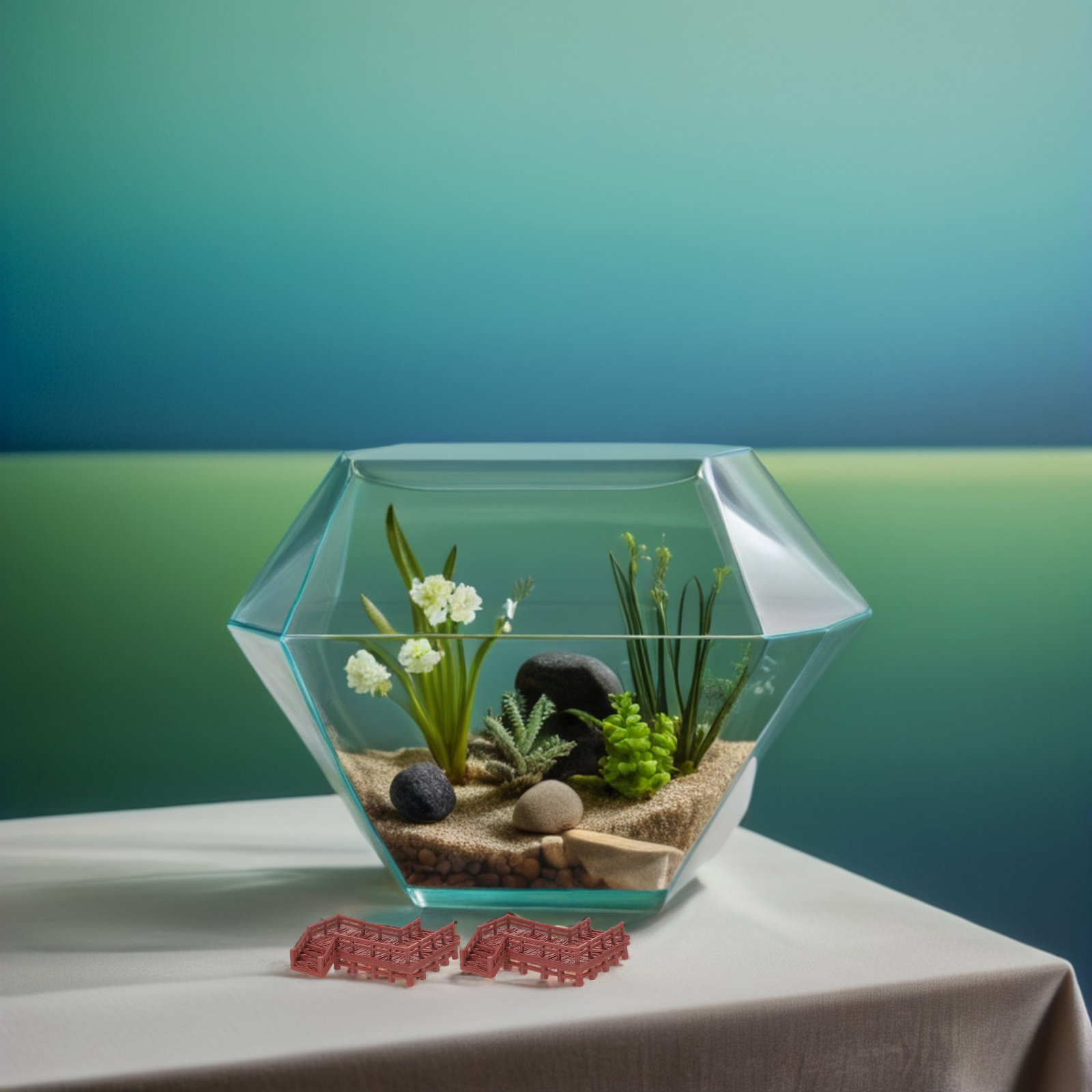4Pcs Miniature Landscape Bridg - Aquarium Fish Bridge recension och pris