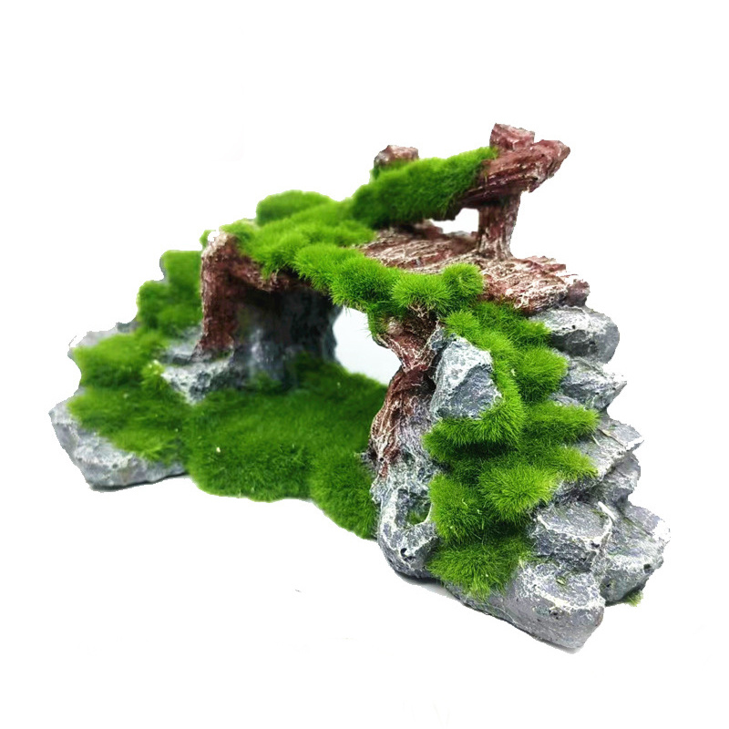 1PC Resin Rockery Bridge Aquar - Aquarium Fish Bridge recension och pris