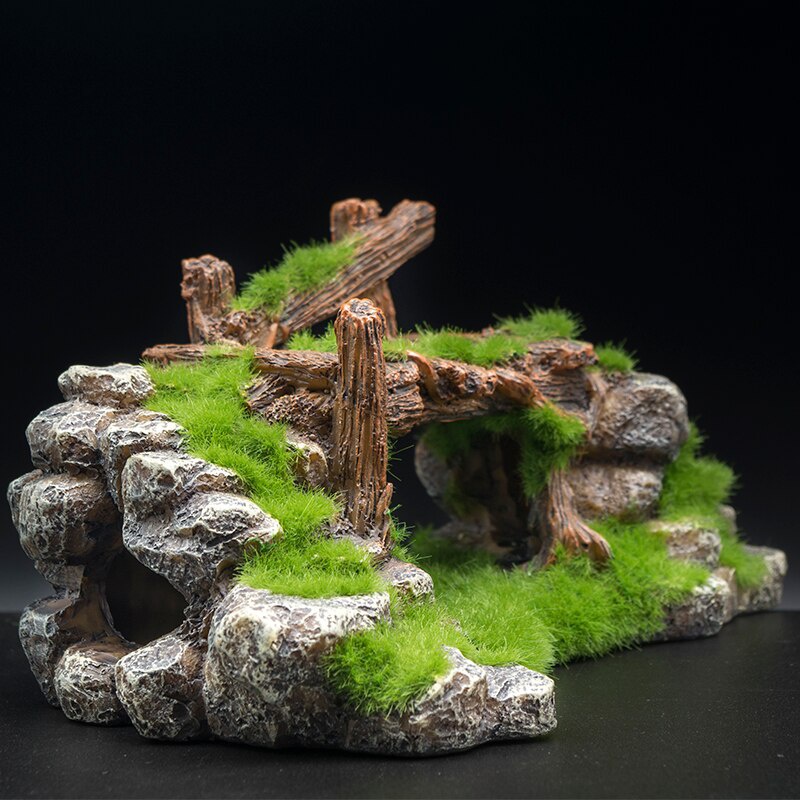 1PC Resin Rockery Bridge Aquar - Aquarium Fish Bridge recension och pris