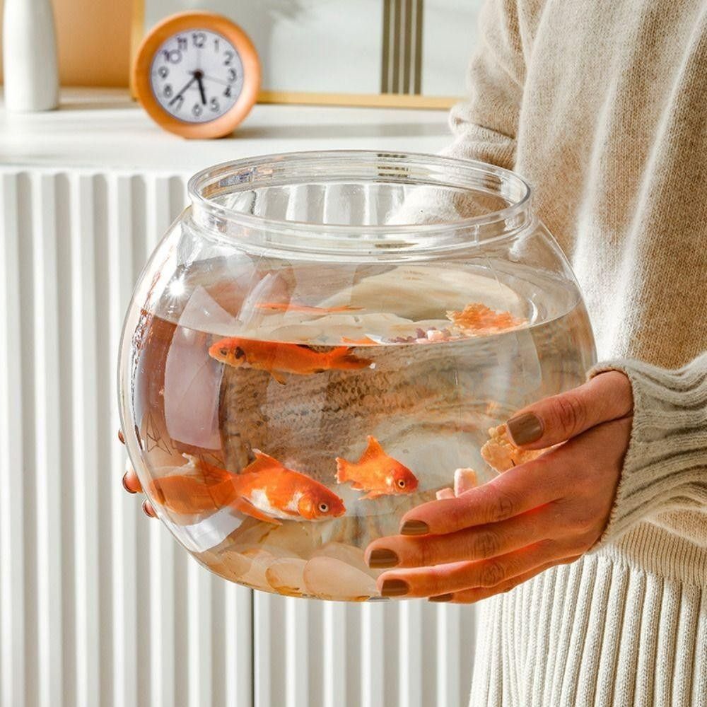 New Transparent Fish Tank Roun - Aquarium Goldfish recension och pris