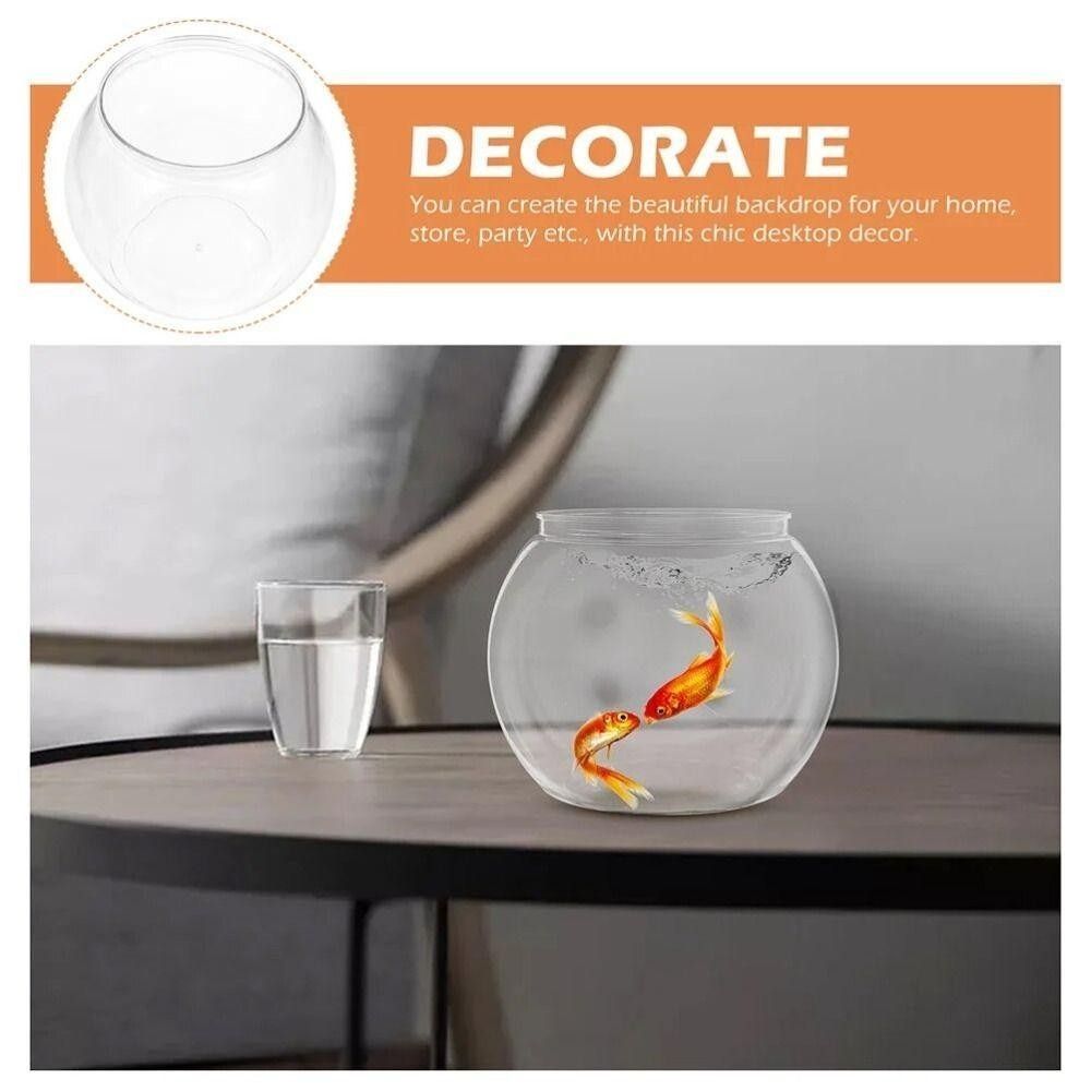New Transparent Fish Tank Roun - Aquarium Goldfish recension och pris