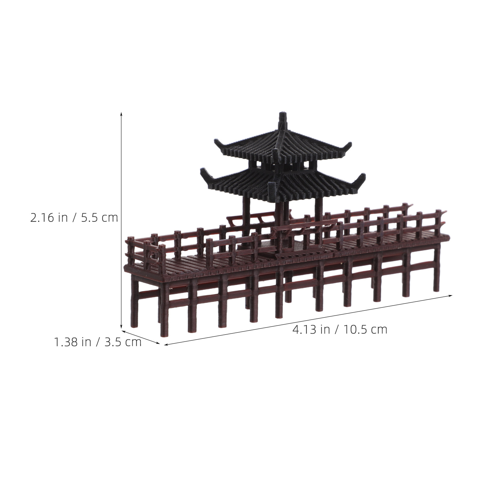 Mini Chinese Pavilion Bridge S - Aquarium Fish Bridge recension och pris