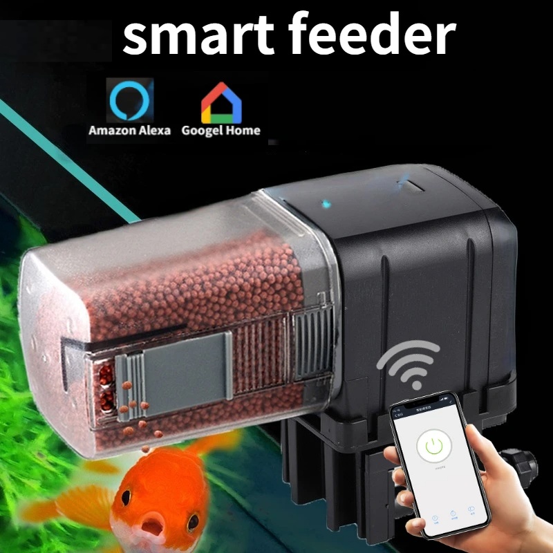 WiFi Fish Feeder Automatic Fis - Aquarium Fish Auto Feeder recension och pris