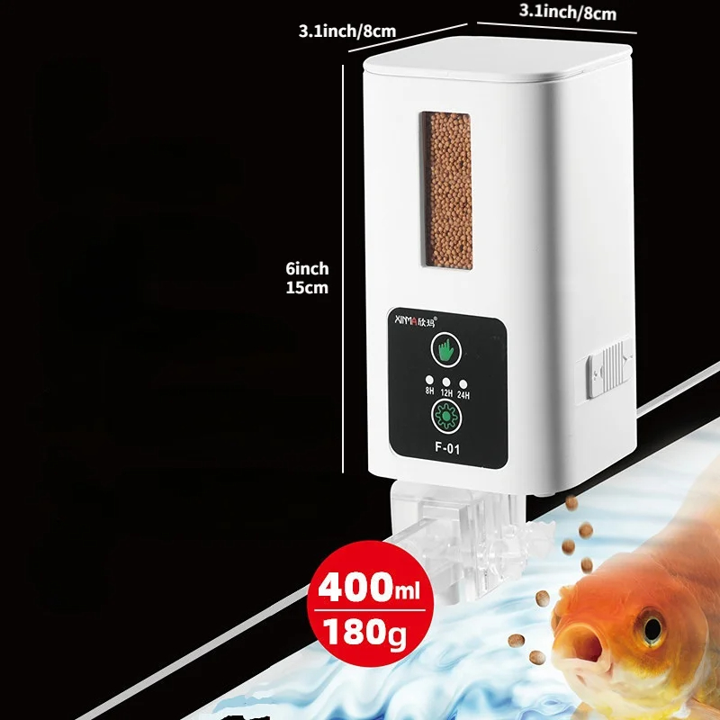 400ml Aquarium Automatische Fe - Aquarium Fish Auto Feeder recension och pris