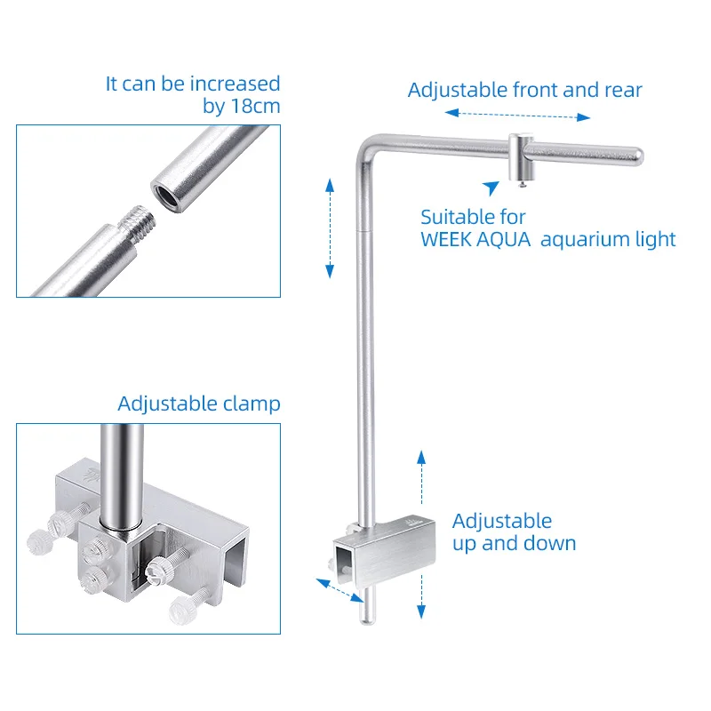 Week Aqua Light Stand Universa - Aquarium Fish Light Lamp recension och pris