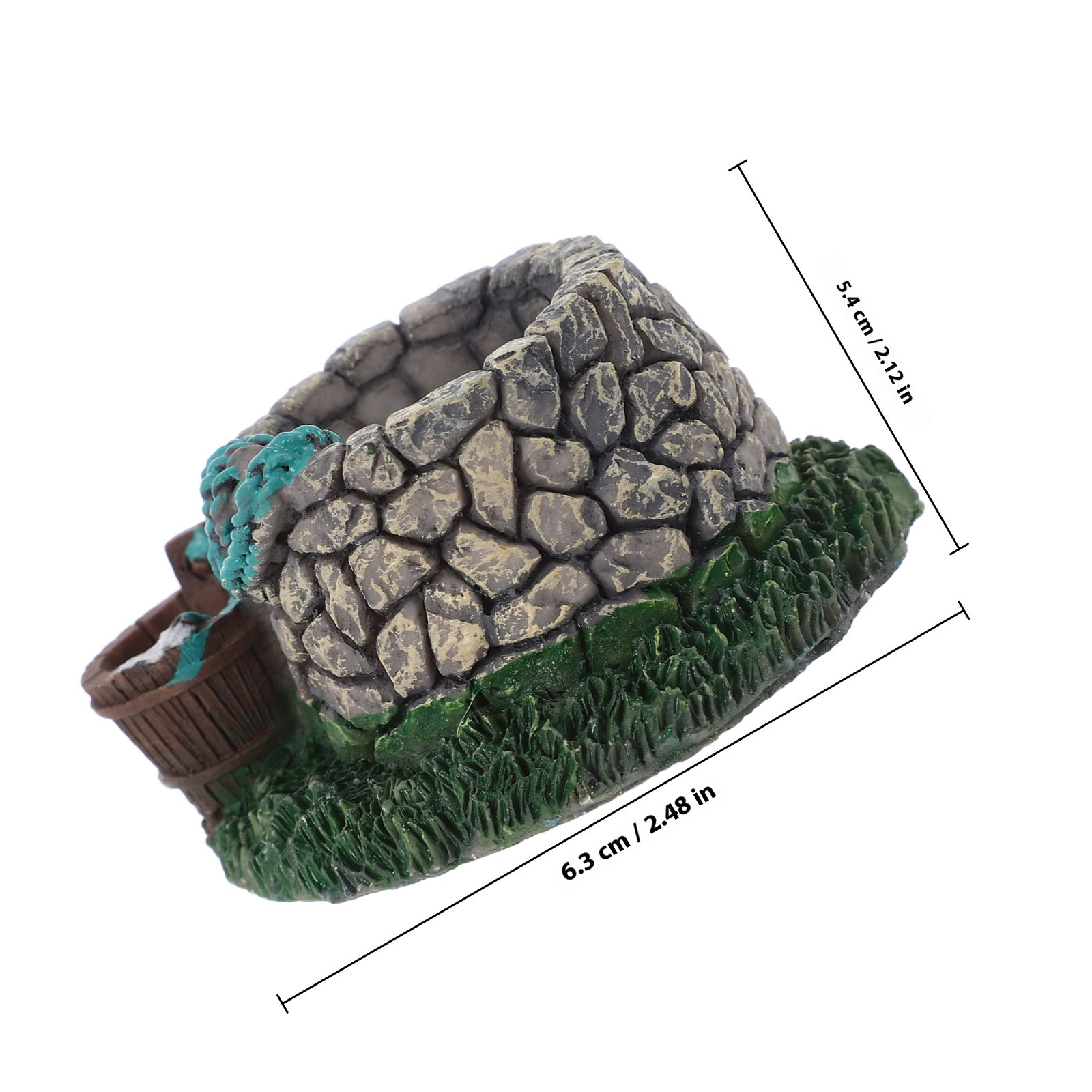 Miniature Terrarium Resin Gard - Aquarium Fish Bridge recension och pris